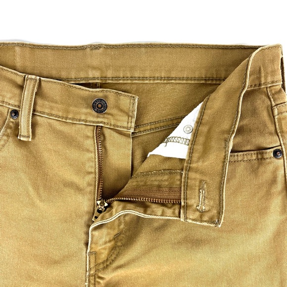Levi’s 513 Khaki Tan Slim Straight Jeans - Picture 7 of 10